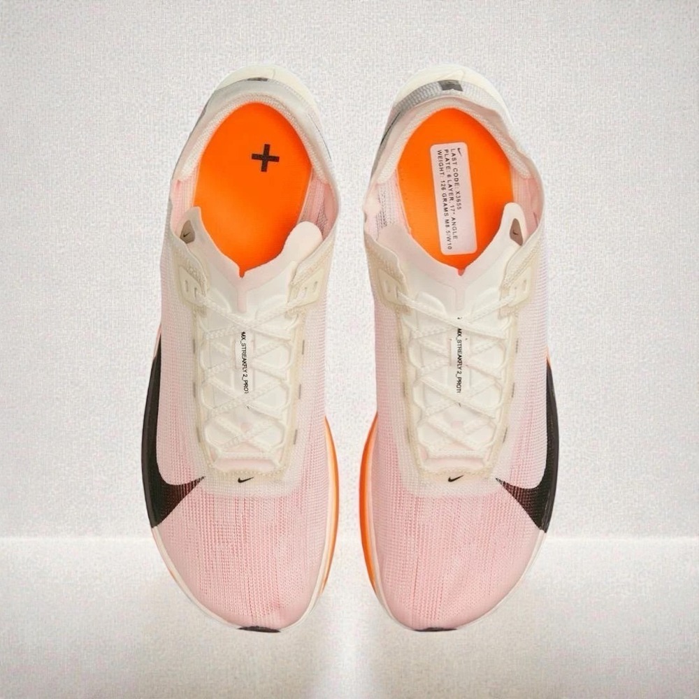 Nike‎ ZoomX Streakfly 2 Proto Men's 12.5 Sail Orange HF6417-100 Racing Shoe - Picture 6 of 7